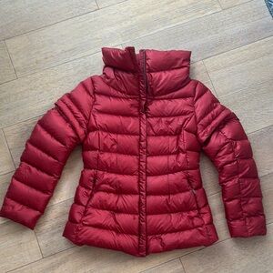 MaxMara Weekend Cherry Red Light Puffer Jacket